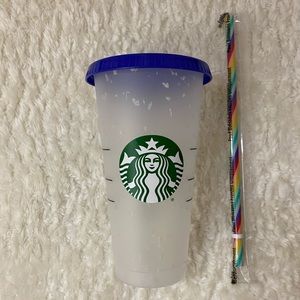 Starbucks Confetti ColorChanging Reusable Cold Cup